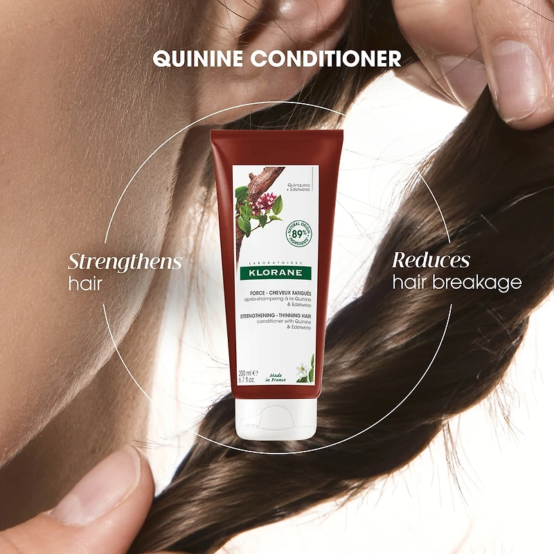 Revitalisant à la Quinine & Edelweiss BIO  - Fortifiant pour les cheveux clairsemés