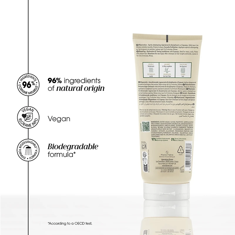 Conditioner with ORGANIC Cupuacu - Repairing - Very Dry Hair