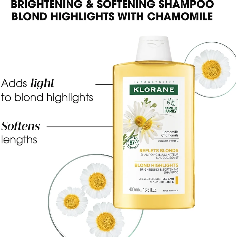 Shampooing à la Camomille - Rehausseur de reflets blonds