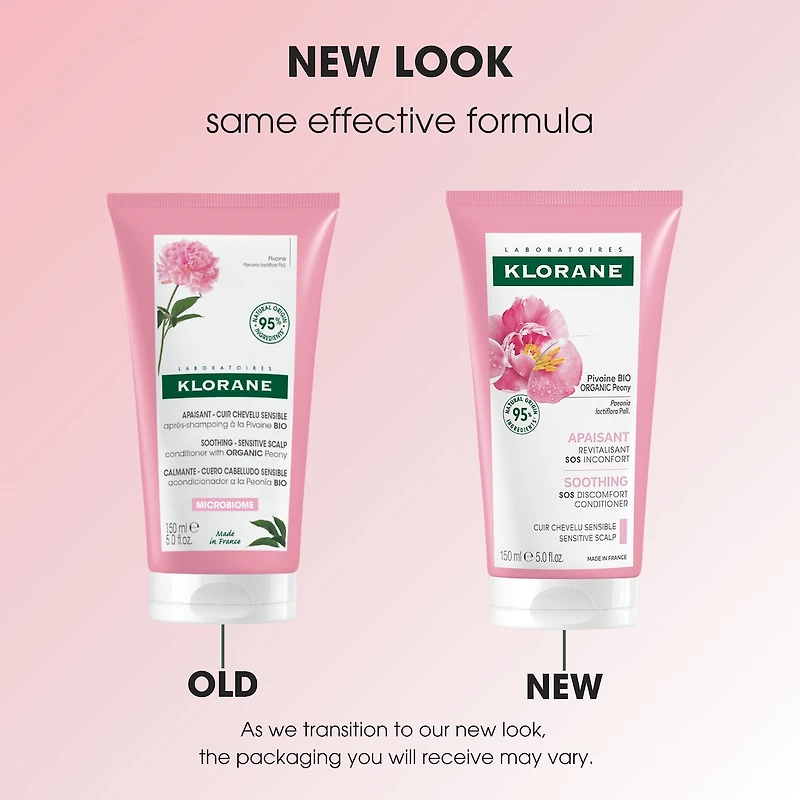 Après-shampooing apaisant à la Pivoine BIO