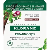KeratinCaps - Force et vitalité pour cheveux et ongles - à la Quinine BIO