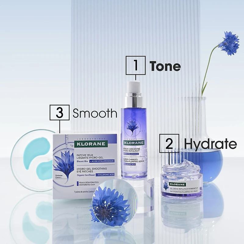 Sérum concentré hydra-repulpant au Bleuet BIO