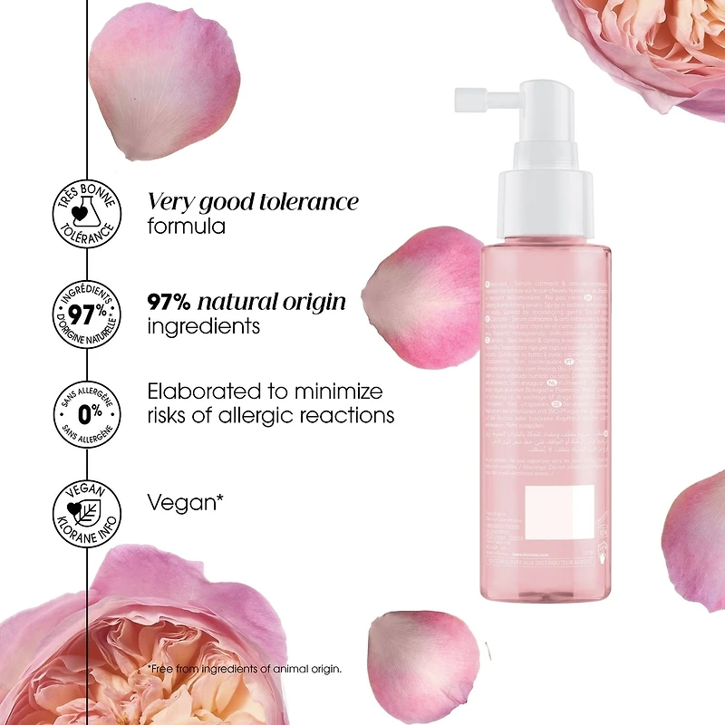 Soothing serum with ORGANIC Peony