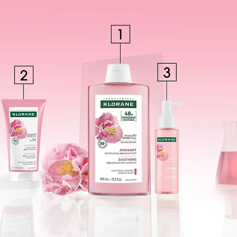 Soothing serum with ORGANIC Peony