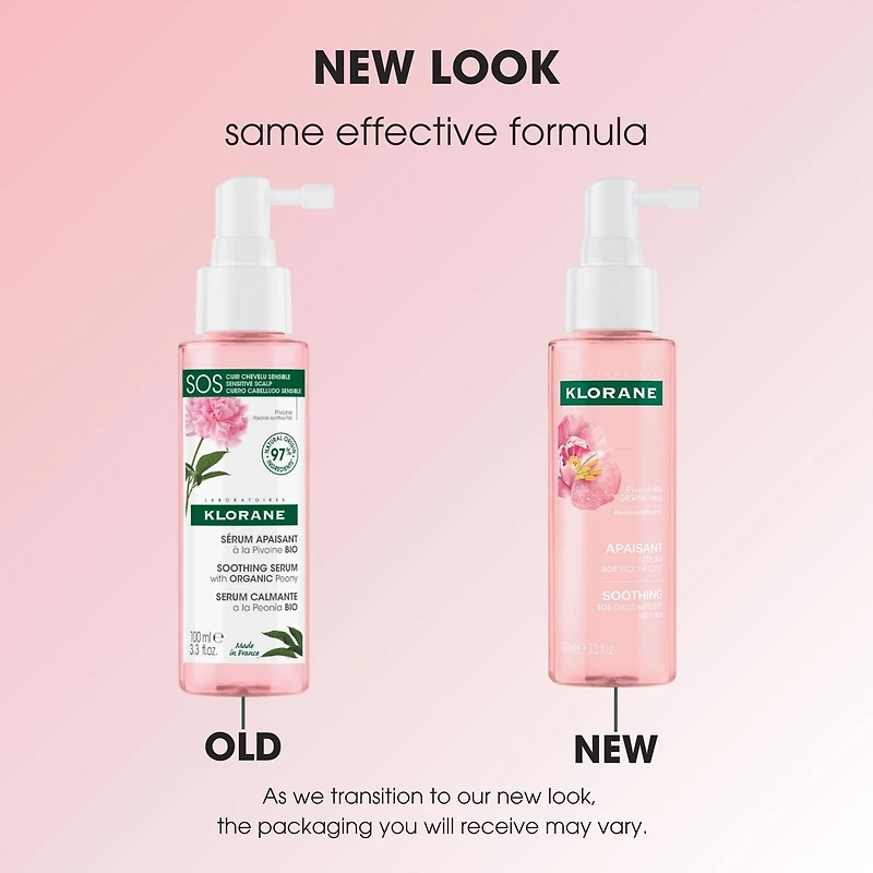 Soothing serum with ORGANIC Peony