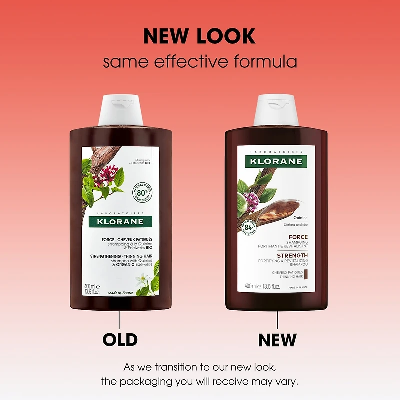 Shampooing fortifiant à la Quinine