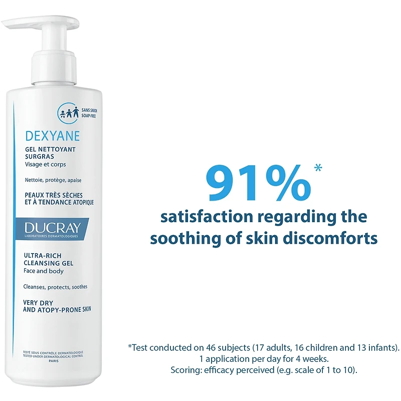 DEXYANE Gel nettoyant surgras