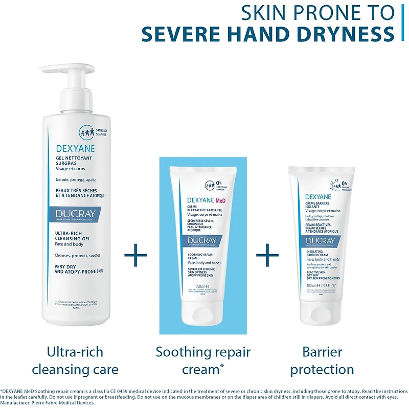 DEXYANE Gel nettoyant surgras
