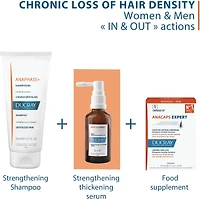 Anacaps Expert - Complément alimentaire - Chute de cheveux chronique