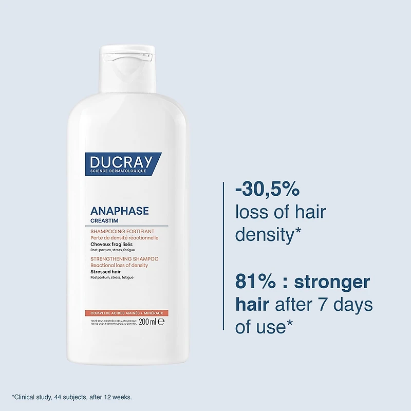 Anaphase Creastim - Strengthening shampoo - Reactional hair loss, Stressed hair - Pro-density - 200 ml