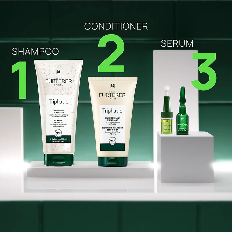 Triphasic - Texturizing Detangling Conditioner - Hair Loss, Pro-density - Strengthened hair