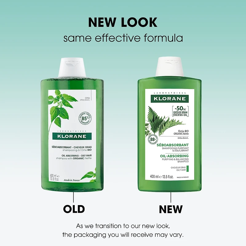 Oil Absorbing Shampoo with ORGANIC Nettle - Oily Hair