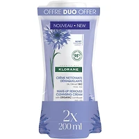 Duo Crème nettoyante démaquillante au Bleuet BIO