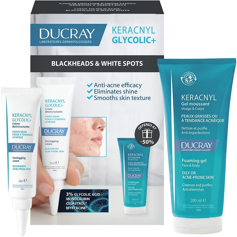 Coffret Glycolic PP+ Points noirs et boutons blancs