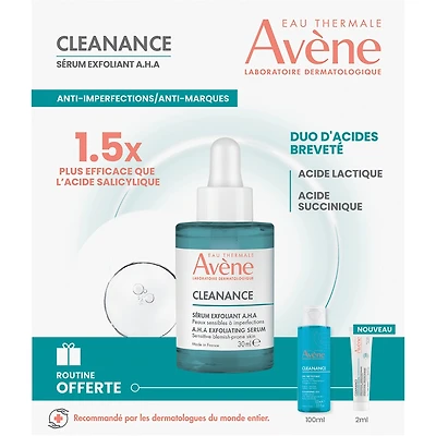 Cleanance A.H.A Serum Back-To-School Acne Set