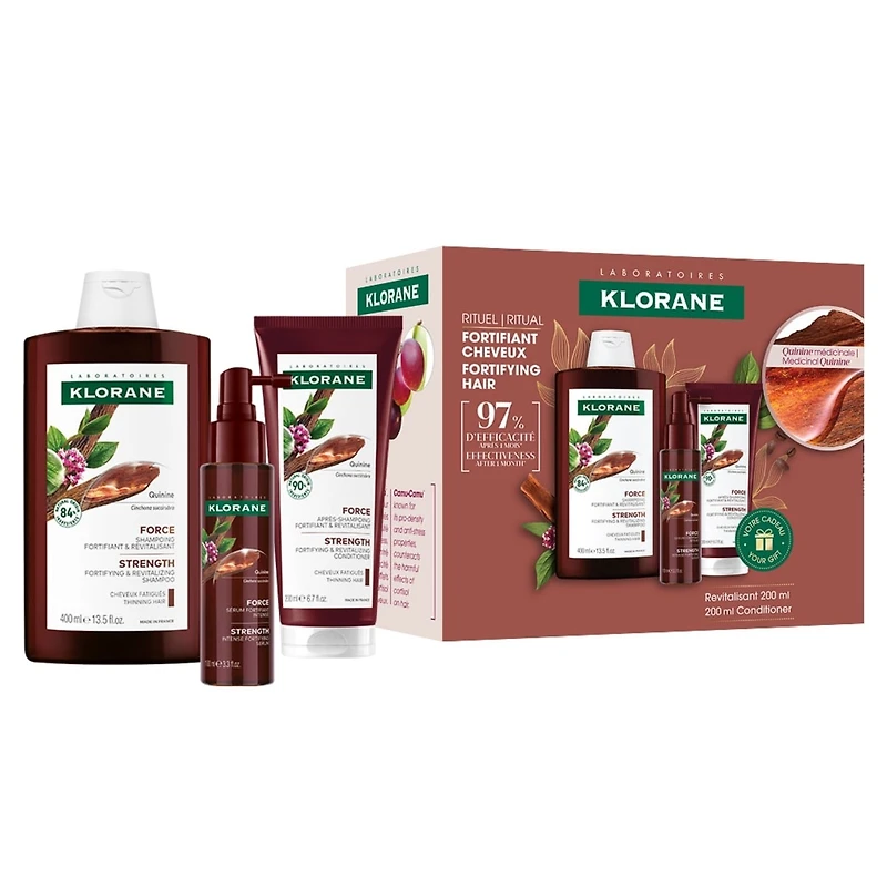 Coffret Noël - Force cheveux - Quinine
