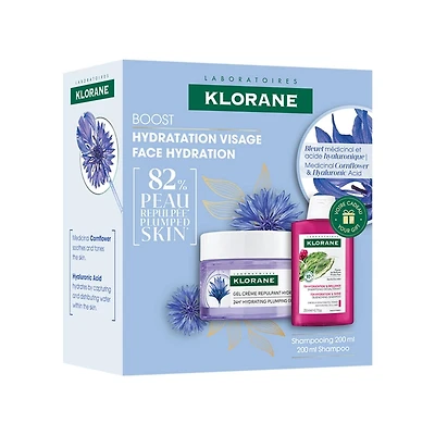 Christmas set - Face & hair hydration - ORGANIC Cornflower