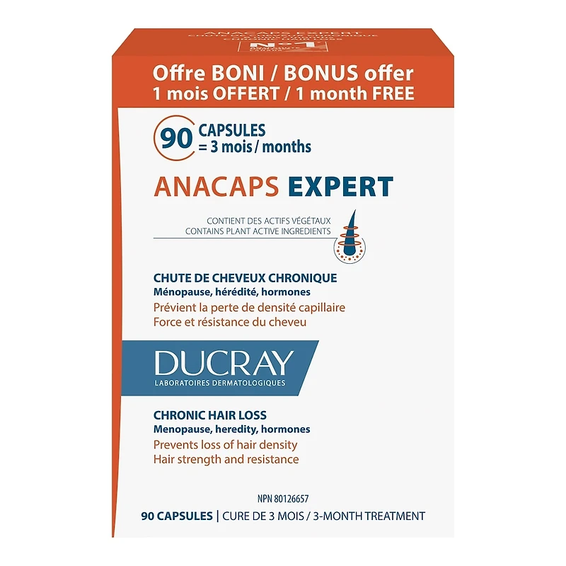 Anacaps Expert - OFFRE BONI - Complément alimentaire - Chute de cheveux chronique