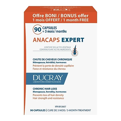 Anacaps Expert - OFFRE BONI - Complément alimentaire - Chute de cheveux chronique