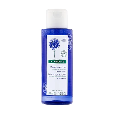 Eye make-up remover with ORGANIC Cornflower