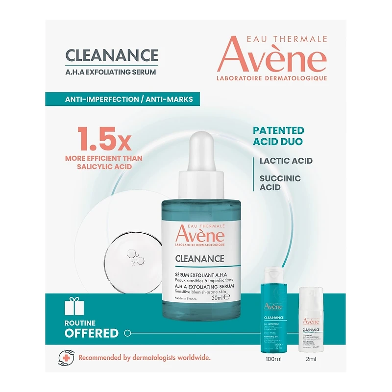 Cleanance A.H.A Exfoliating Serum Set