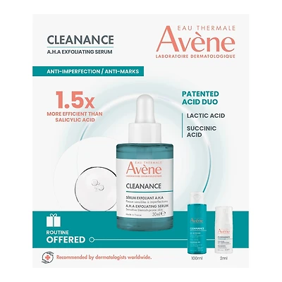 Cleanance A.H.A Exfoliating Serum Set