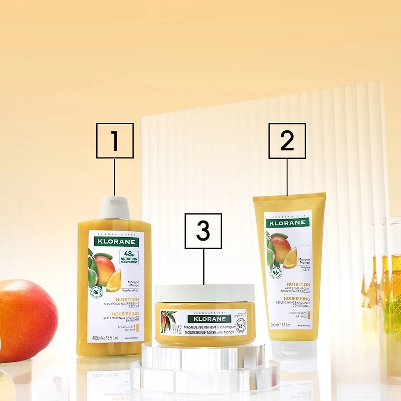 Nourishing Shampoo with Mango - Protects & Enhances Shine - Dry Hair - 100 ml