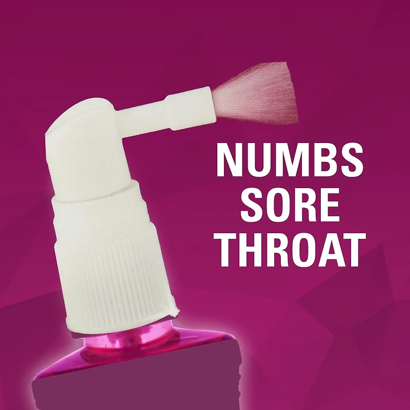 Chloraseptic Max Sore Throat Relief Targeted Spray Wild Berries