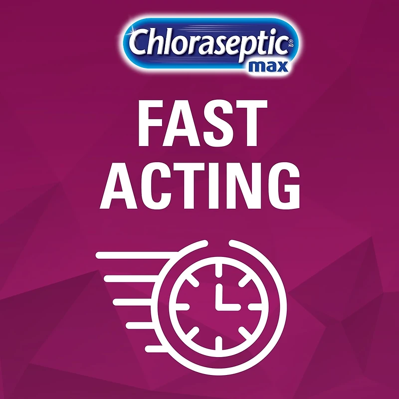 Chloraseptic Max Sore Throat Relief Targeted Spray Wild Berries