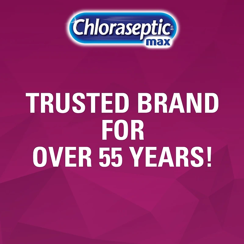 Chloraseptic Max Sore Throat Relief Targeted Spray Wild Berries