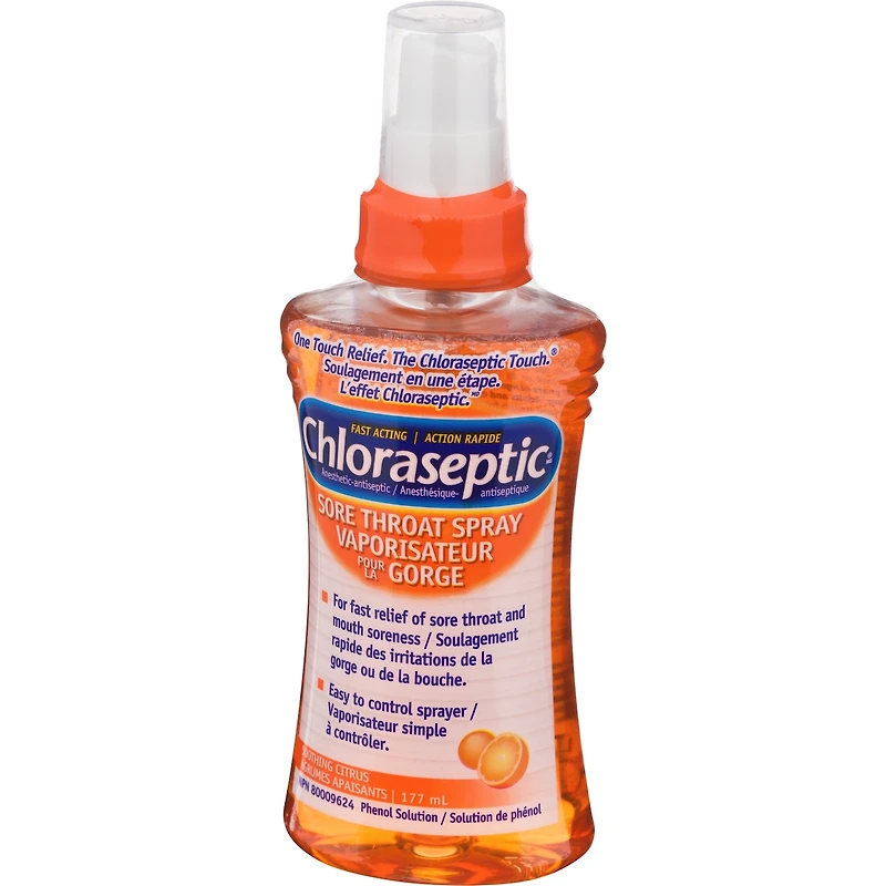 Chloraseptic Sore Throat Spray Soothing Citrus