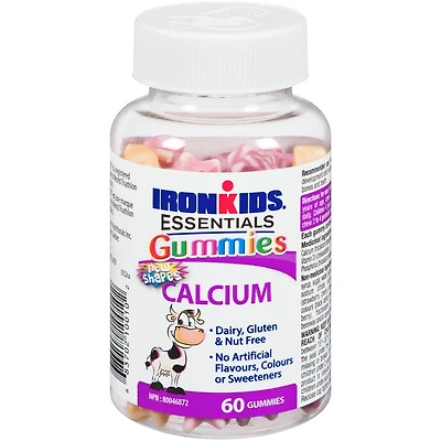 Suppléments gélifiés Calcium pour enfants