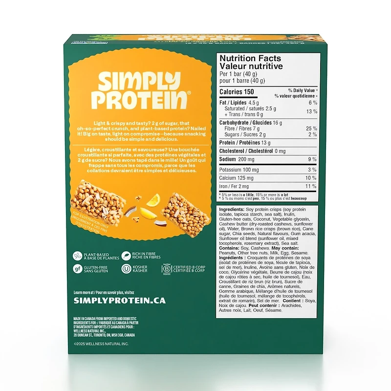 Croustillantes Citron et Noix De Coco