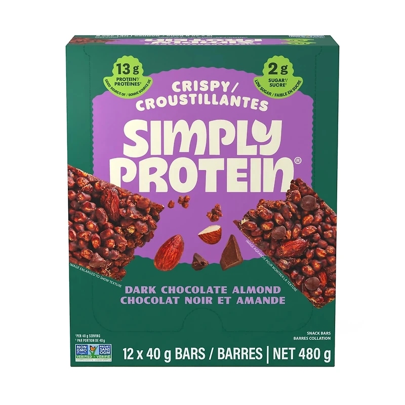 Croustillantes Chocolat Noir et Amande