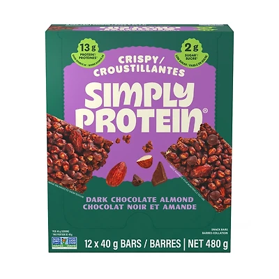 Croustillantes Chocolat Noir et Amande