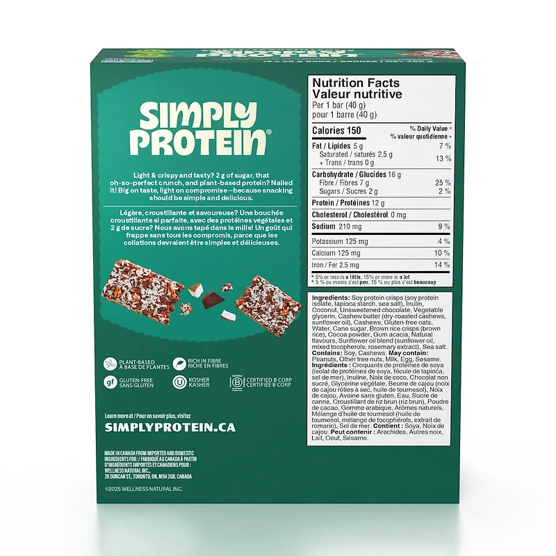 Croustillantes Noix De Coco et Chocolat