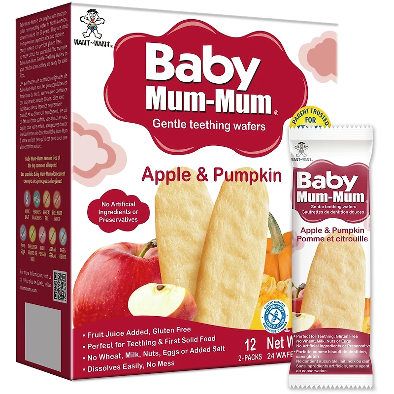 Baby Mum-Mum Pomme et citrouille