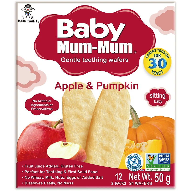 Baby Mum-Mum Pomme et citrouille