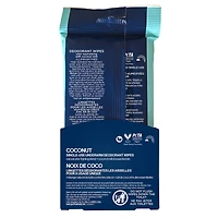 Coconut Milk & Essential Oils Underarm Deodorant Wipes