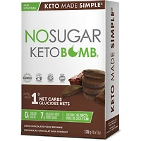 No Sugar Bomb, Saveur de Brownie au Chocolat Noir Fondant