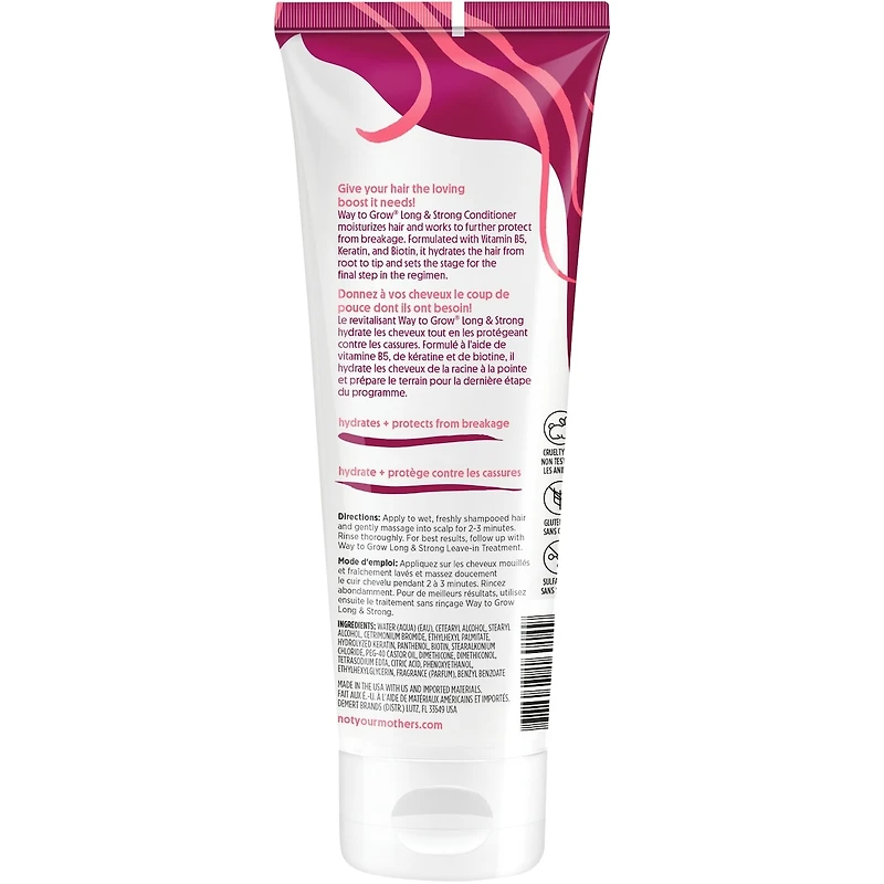 Après-shampoing Way to Grow Long & Strong pour des cheveux longs et forts