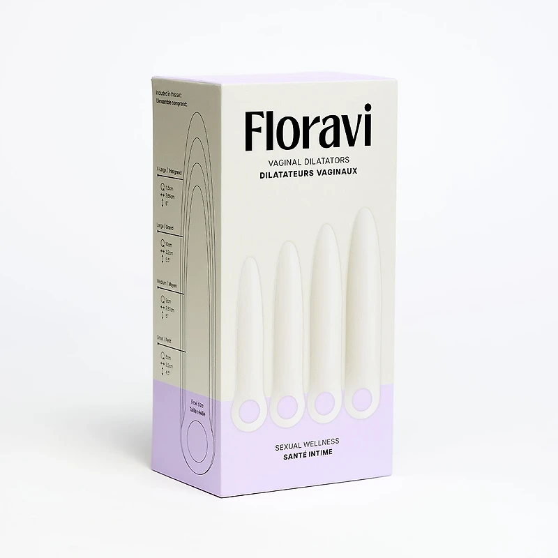 Pelvic Floor Exerciser Dilator Set, Full silicone, waterproof