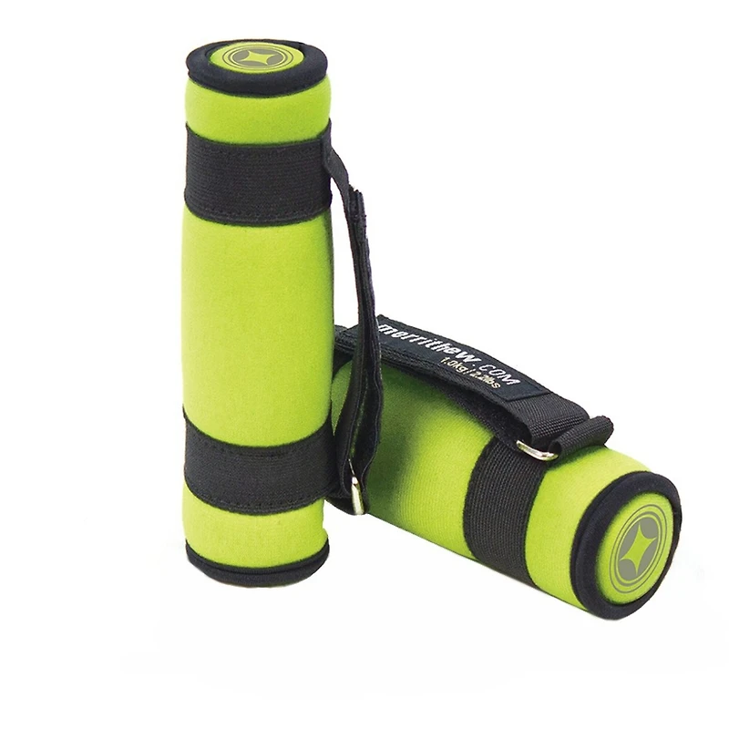 Soft Dumbbells, Pair, L 6x W 5x H 9.50, Lime, Unisex, 1 kg