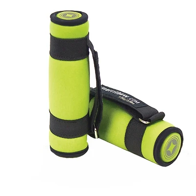 Soft Dumbbells, Pair, L 6x W 5x H 9.50, Lime, Unisex, 1 kg