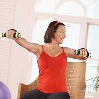 Soft Dumbbells, Pair, L 6x W 5x H 9.50, Lime, Unisex, 1 kg