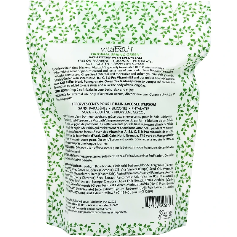Original Spring Green Bath Fizzies