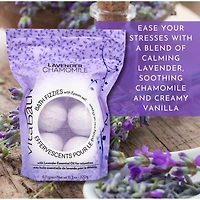 Lavender Chamomile Effervescents Pour Le Bain