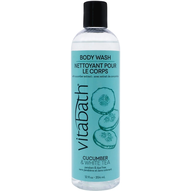 Cucumber & White Tea Paraben & Dye Free Mositurizing Body Wash