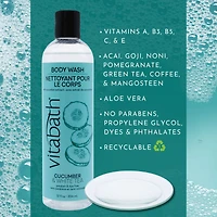 Cucumber & White Tea Paraben & Dye Free Mositurizing Body Wash