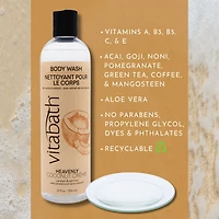 Heavenly Coconut Crème Paraben & Dye Free Mositurizing Body Wash